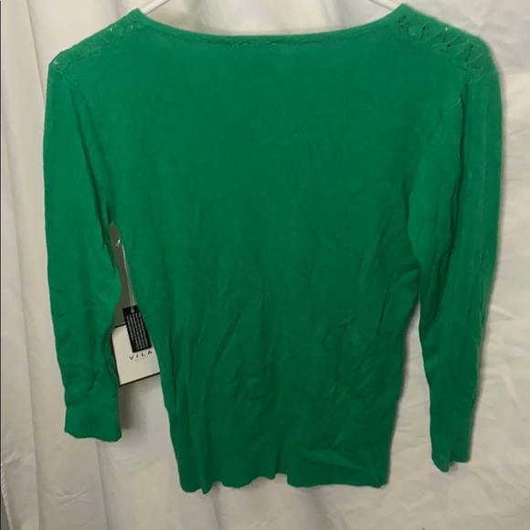 Vila women’s green medium sweater - Picture 3 of 4